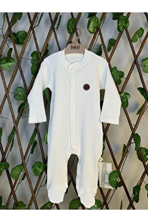 UNISEX BEBEK BASKILI TULUM SALOPET