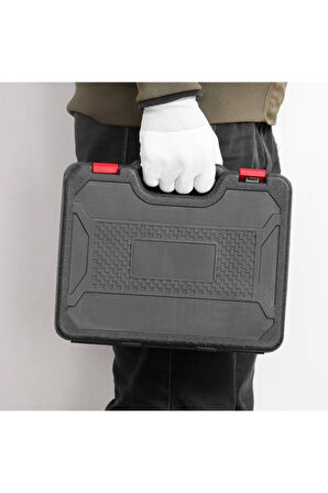 Germany Hybrid Motor 58v 8ah Samsung Çift Akülü Darbeli Şarjlı Matkap Seti 30 Parça Set