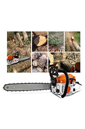 STAXX POWER Tt-63 5.9 Hp 50 cm Pala Tam Professional Çift Egzoz Ağaç Motoru Motorlu Testere Hızar 63 Cc