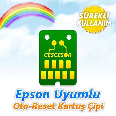 Epson SC-T3000, T3200, T5000, T5200, T7000, T7200, F6000, P10000, P20000 Uyumlu Atık Tank Çipi