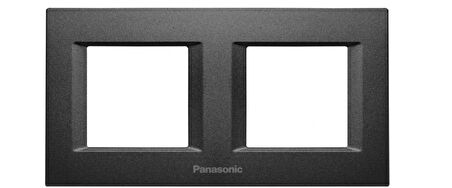 Viko Panasonic Thea 2x2M Optima Serisi Siyah Renk Çerçeve - WVTF08481BL-TR