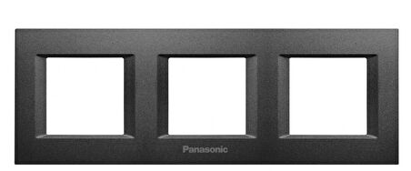 Viko Panasonic Thea 3x2M Optima Serisi Siyah Renk Çerçeve - WVTF08491BL-TR