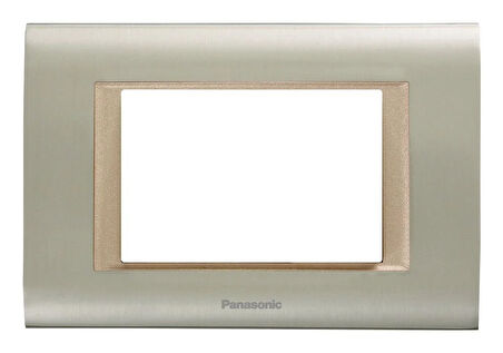 Viko Panasonic Thea 3M Sistema Inox Matt+Dore Çerçeve - WVTF18435IM-TR