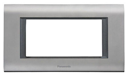 Viko Panasonic Thea 4M Sistema Chrome Matt+Füme Çerçeve - WVTF18445KD-TR