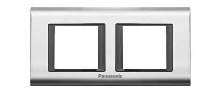 Viko Panasonic Thea 2x2M Sistema Chrome+Füme Çerçeve - WVTF18485KF-TR