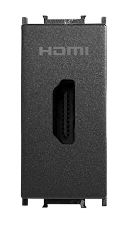 Viko Panasonic Modüler Füme HDMI Konnektör Alt+Kapak 1M - WVTT14794DG-TR