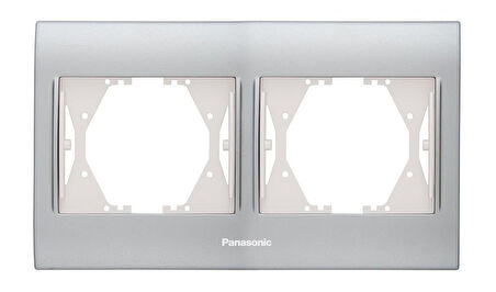 Panasonic Thea Blu Inox Matt+Dore İkili Çerçeve - WBTF08025IM-TR