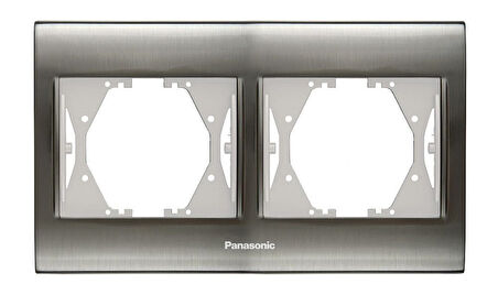 Panasonic Thea Blu Inox+Beyaz İkili Çerçeve - WBTF08025IN-TR