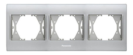 Panasonic Thea Blu Chrome Matt+Beyaz Üçlü Çerçeve - WBTF08035CM-TR