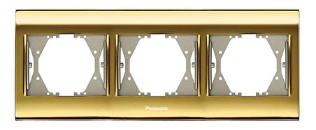 Panasonic Thea Blu Gold+Dore Üçlü Çerçeve - WBTF08035GL-TR