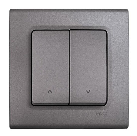 LİNNERA LİFE GRANİT GRİSİ JALUZİ KUMANDA ÇERÇEVELİ