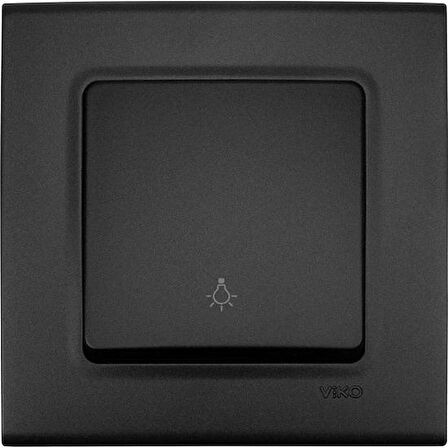 LİNNERA LİFE GECE SİYAHI LİGHT ANAHTAR ÇERÇEVELİ