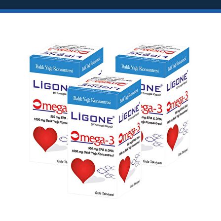 LİGONE OMEGA-3 SOFTJEL 3X