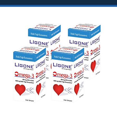 LİGONE OMEGA-3 SOFTJEL 4X