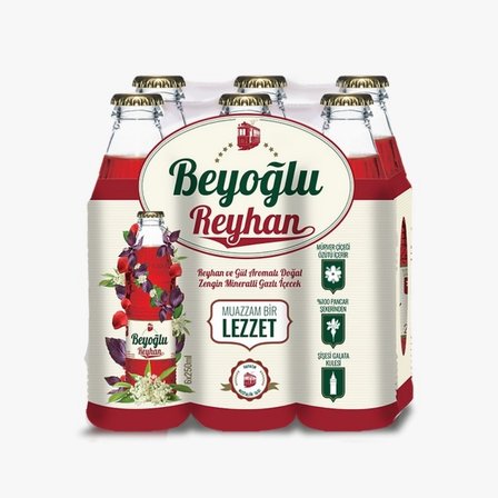 Beyoğlu Gazoz Reyhan & Gül Aromalı