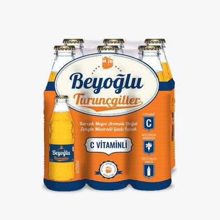 Beyoğlu Gazoz Turuncu (24 adet * 250 ml)