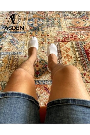 Bambu Kadın Babet Çorap Beyaz 12'li Paket, Dikişsiz, Silikonlu Kaydırmaz Topuk, 36-40