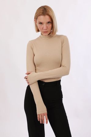 Kadın Parmak Detaylı Body