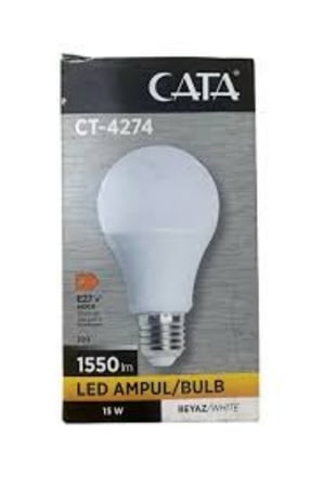 15 Watt Led Ampul Beyaz 6400K CT-4274 (5 ADET)