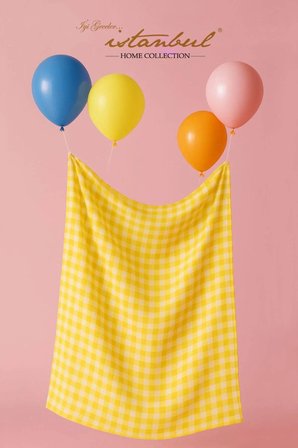 İyi Geceler %100 Pamuklu Happy Days Minimal Doğal Ahşap Ekmek Sepetli Sofra Ve Piknik Seti 7 Parça -