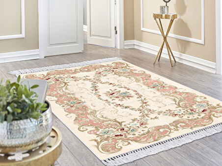 Dekoreko İpek Halı Dijital Saçaklı 1837 Desen 3