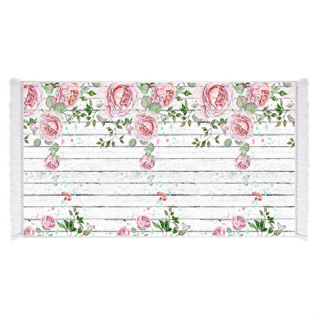 Dekoreko İpek Halı Dijital Saçaklı 1853 Desen 1