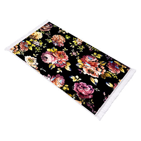 Dekoreko İpek Halı Dijital Saçaklı 1918 Desen 1