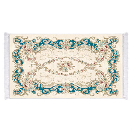 Dekoreko İpek Halı Dijital Saçaklı 1837 Desen 6