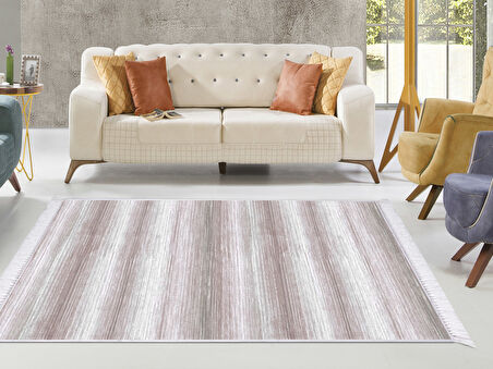 Dekoreko İpek Halı Dijital Saçaklı 1872 Desen 1