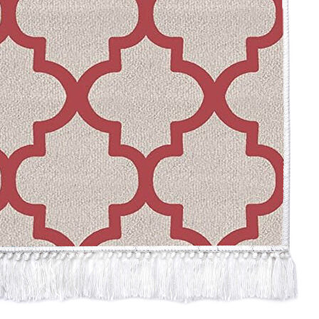 Dekoreko İpek Halı Dijital Saçaklı 1882 Desen 5