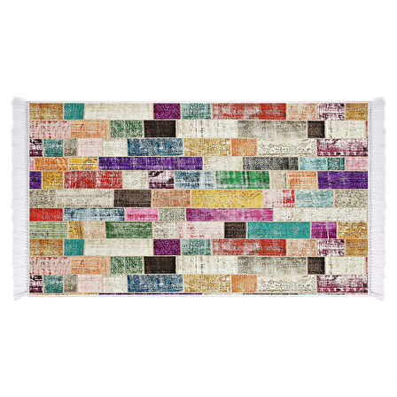 Dekoreko İpek Halı Dijital Saçaklı 1879 Desen 1