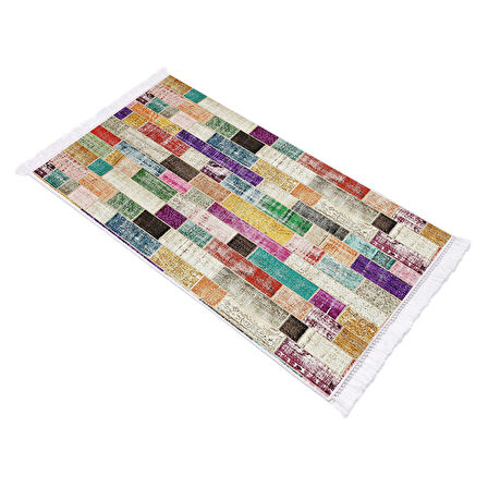 Dekoreko İpek Halı Dijital Saçaklı 1879 Desen 1