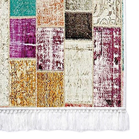 Dekoreko İpek Halı Dijital Saçaklı 1879 Desen 1