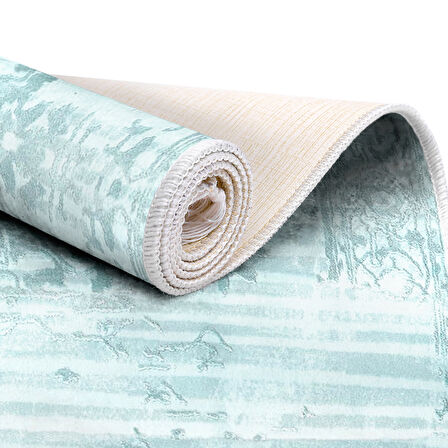 Dekoreko İpek Halı Dijital Saçaklı 1824 Desen 1