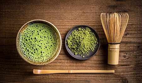 Matcha Bambu Whisk + Bambu Scoop (Çay İçin El Yapımı Bambu Karıştırıcı ve Bambu Kaşık) 2'li Set