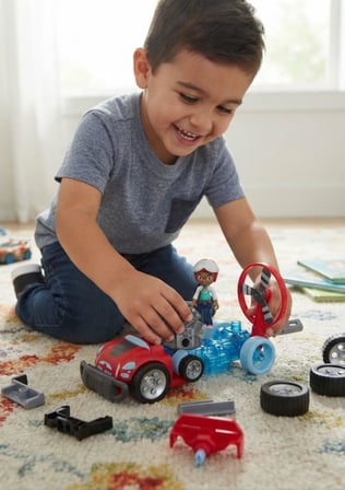 Rusty Rivets"Build Me"Ruby's Buggy Build,Ruby Taşıtlı yapı Seti