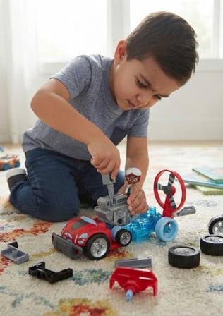 Rusty Rivets"Build Me"Ruby's Buggy Build,Ruby Taşıtlı yapı Seti