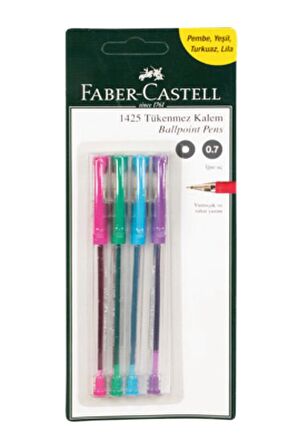 Faber Castell 4 Lü Tükenmez Kalem