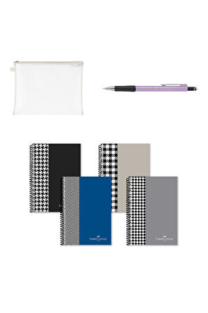 Grip 1347 Uçlu Kalem, A4 Defter ve A4 Dosya Hediye Seti