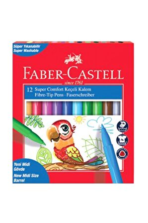 Faber-Castell Super Comfort Keçeli Kalem,12'li