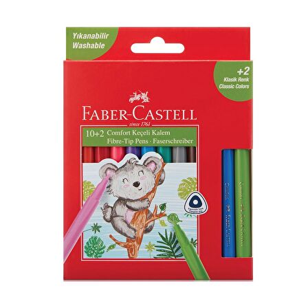Faber 10+2 Comfort Keçeli Kalem 155131