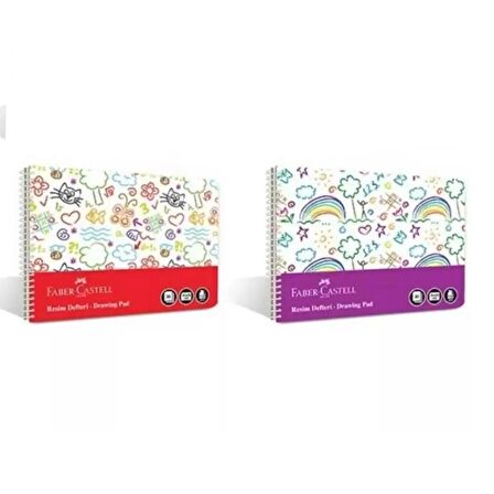 Faber-Castell 25X35 Eğlenceli Resim Defteri 30 Yp. 2 Adet