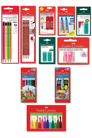 Faber-Castell Candy Silgili Back to School Set
