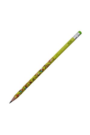 Faber Castell 2b Jimnastik Silgili Kurşun Kalem 12 Li - ( Yeşil-turuncu)