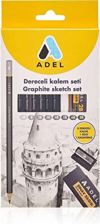 adel derecelı kalem seti 8 li