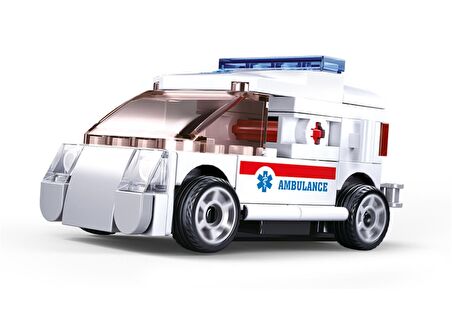 Sluban Power Bricks Çek Bırak Ambulans