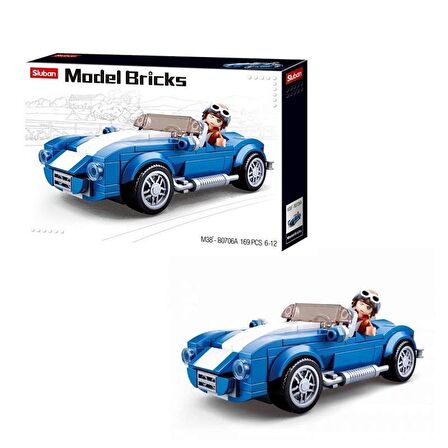 Sluban Model Bricks Spor Araba 169 Parça