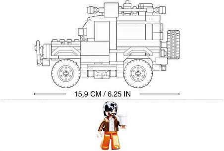 Sluban Model Bricks Off Road Sarı