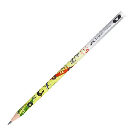 Faber-Castell Araba Desenli Kurşun Kalem 2B 4 Adet 16879