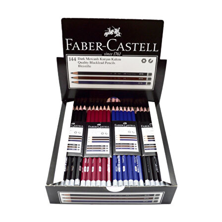 Faber-Castell Dark Mercanlı HB Kurşun Kalem 144 Adet